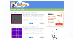 Desktop Screenshot of apijuegos.com